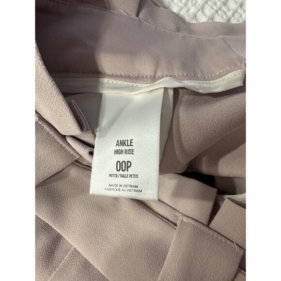 Express Casual Dress Pants Dusty Pink Nude Beige High Rise Office 00P Petite - Picture 4 of 8